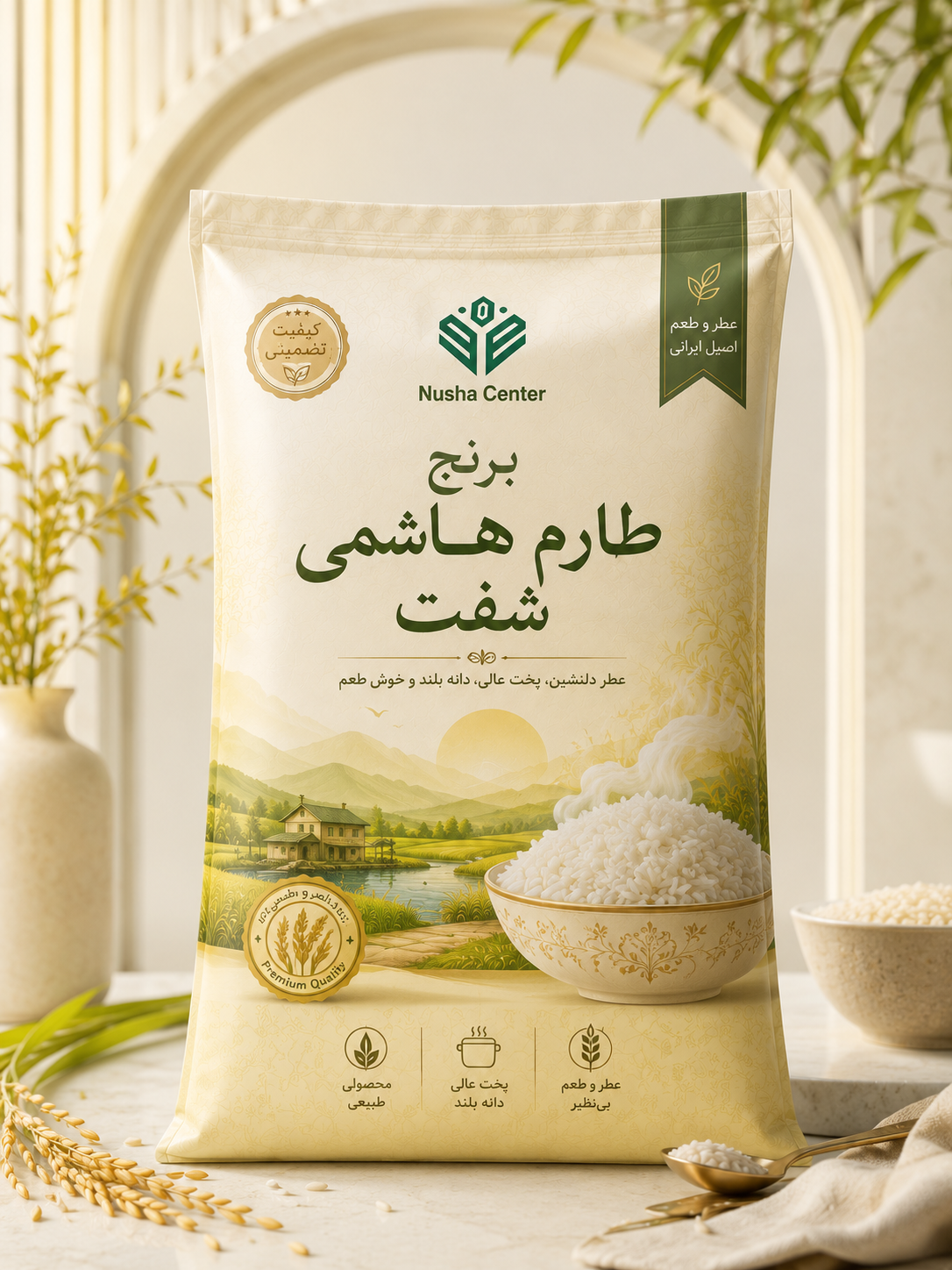 برنج طارم هاشمی شفت ۱۰ کیلوگرم